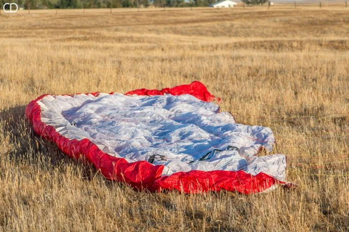 Finding Your Purpose in Life - Paraglider Wing Laid Out