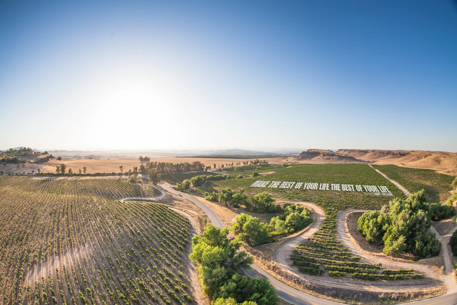 Aerial photography by paramotor